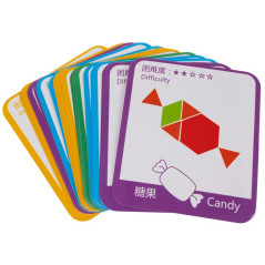 Pedagogisk pussel - geometriska figurer