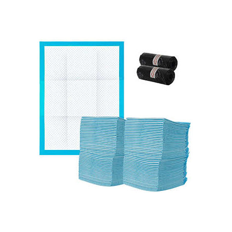 Hygieniskt absorberande underlägg - 100 st + påsar
