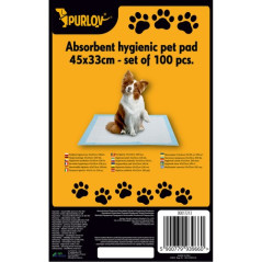 Hygieniskt absorberande underlägg - 100 st + påsar