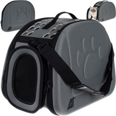 Transportväska för hund/katt - svart