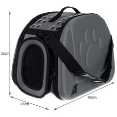 Transportväska för hund/katt - svart