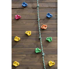 Handtag/stenar för klättring för barn - 10 stycken.