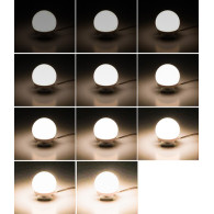 LED-lampor för spegel / sminkbord - 10 stycken.