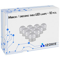 LED-lampor för spegel / sminkbord - 10 stycken.