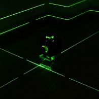 Laseravvägningsinstrument med 16 linjer och 360 graders räckvidd