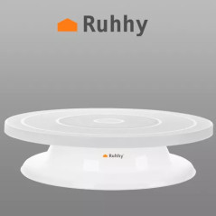 Drejbar paddel + 3 spatlar för dekoration av bakverk