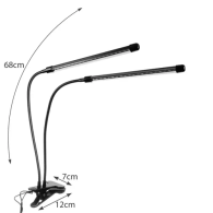 Lampa 20 LED 2 st. för växttillväxt Gardlov 19241