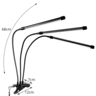 Lampa 20 LED 3 st. för växttillväxt Gardlov 19242