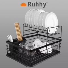 Diskmaskinstorkningsställ tvåvåningsmodell Ruhhy 19163