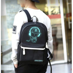 Ryggsäck med USB-laddning Kruzzel 19374