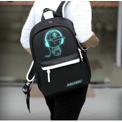 Ryggsäck med USB-laddning Kruzzel 19374