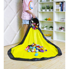 Leksakslåda / byggklossar med matta Kruzzel 19556