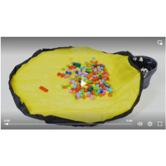 Leksakslåda / byggklossar med matta Kruzzel 19556