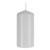 Ljusstake cylinder vit - set med 8 stycken.