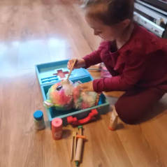 Set för en liten doktor - trä Kruzzel 19869