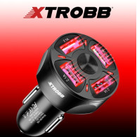 Ładowarka samochodowa 4x USB + kabel Xtrobb 19907