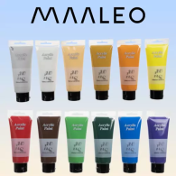 Akrylfärger 12 st. 100 ml Maaleo 20424