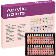 Akrylfärger 24 st - 12 ml. Maaleo 20363