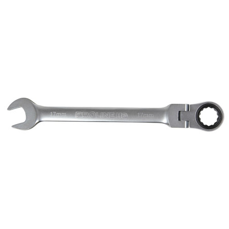 35497 Ringnyckelset, ledad ratsch, 7 delar (8-19mm), CV, Proline HD