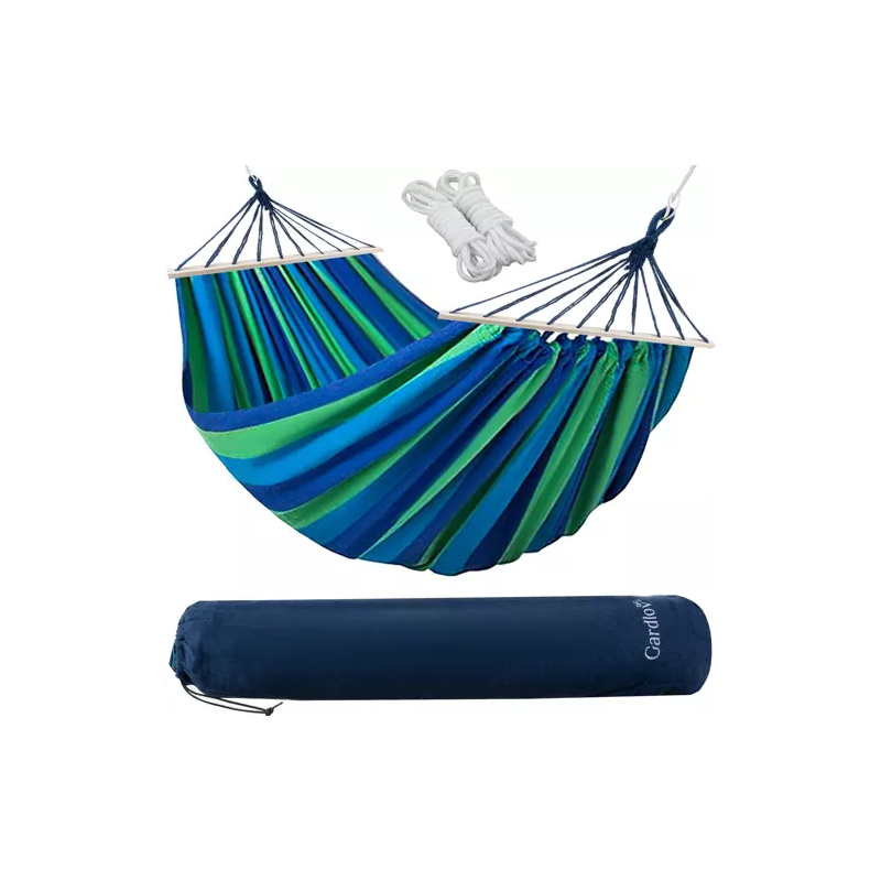 Hängmatta för två personer 260x160cm Gardlov 21078