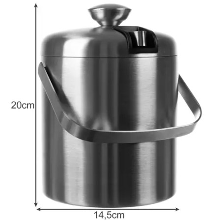 Hink för is - tång + sked Ruhhy 21159