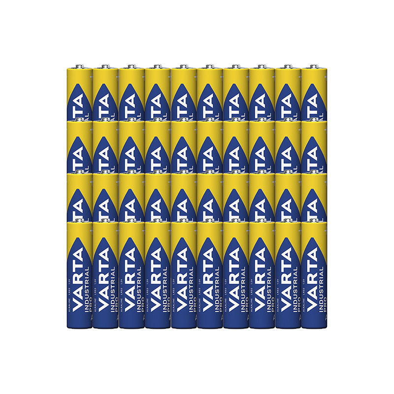 82-613- Alkaliskt batteri aaa lr3 varta industr industriell folie bricka