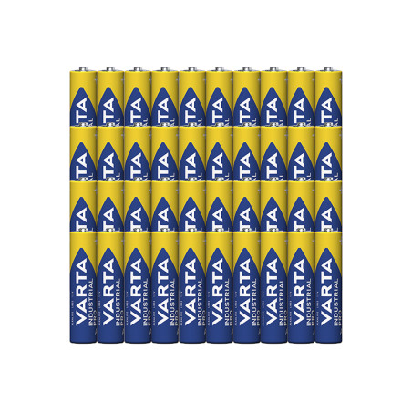 82-613- Alkaliskt batteri aaa lr3 varta industr industriell folie bricka