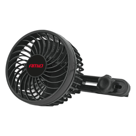 Bilfläkt, ventilator för nackstöd 12v amio-03007