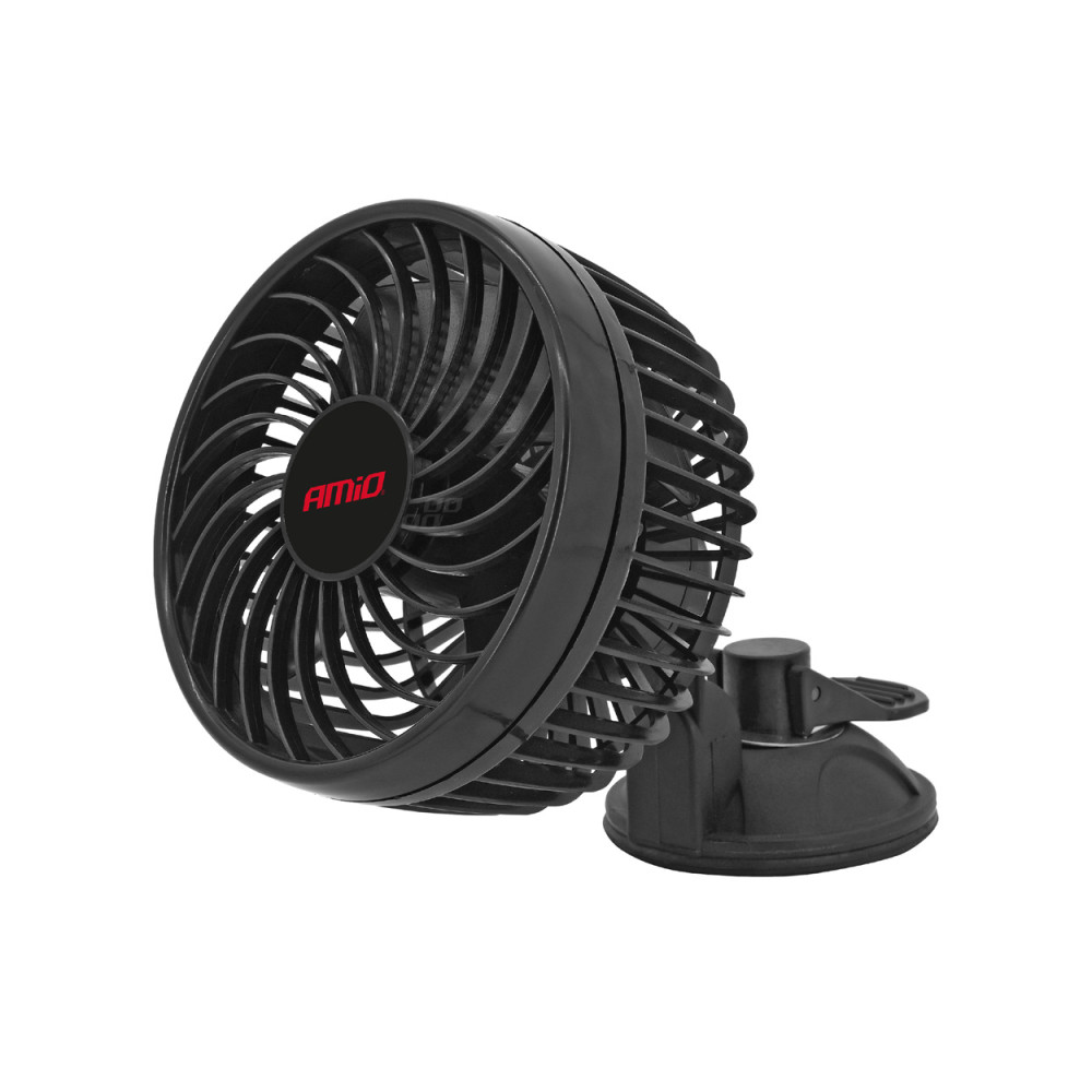 Bilfläkt med sugpropp 12v amio-03001