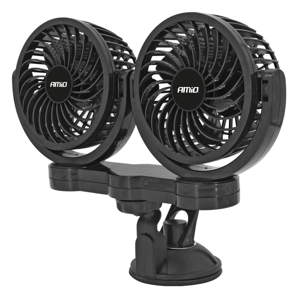 Wentylator wiatrak samochodowy z przyssawką 24v amio-03011