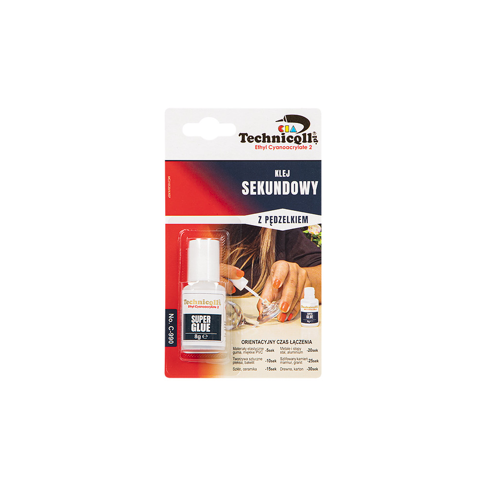 91-468- Sekundlim (med pensel) 8g teknik.