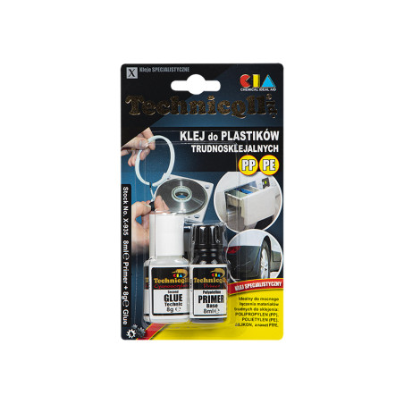 91-471- Lim för PP, PE, PTFE 8g+8ml tekniskt