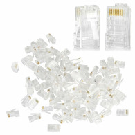 RJ1A Ändkontakt rj45 (100 st.)