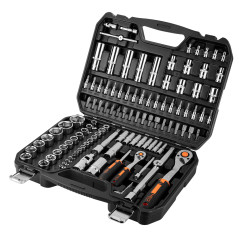 Hylsnyckelsats 1/4', 1/2', 110 delar, CrV