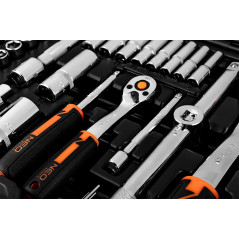 Hylsnyckelsats 1/4', 1/2', 110 delar, CrV