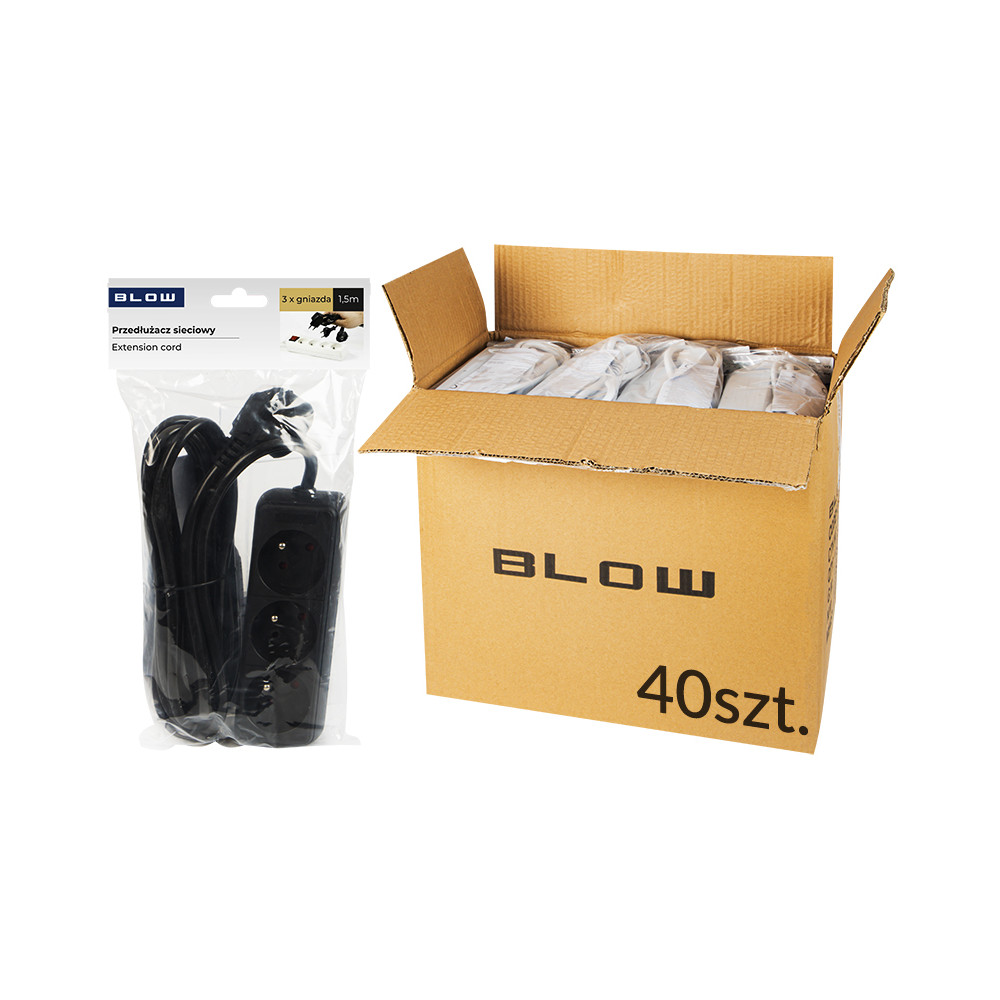 98-569- Nätkabel förlängare pr-370p 3-uttag med jordning 1,5m svart 3x1,5mm förpackning 98-569- Nätkabel förlängare pr-370p 3-uttag med jordning 1,5m svart 3x1,5mm förpackning