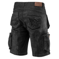 Krótkie spodenki robocze DENIM, czarne, rozmiar L