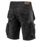 Krótkie spodenki robocze DENIM, czarne, rozmiar XL