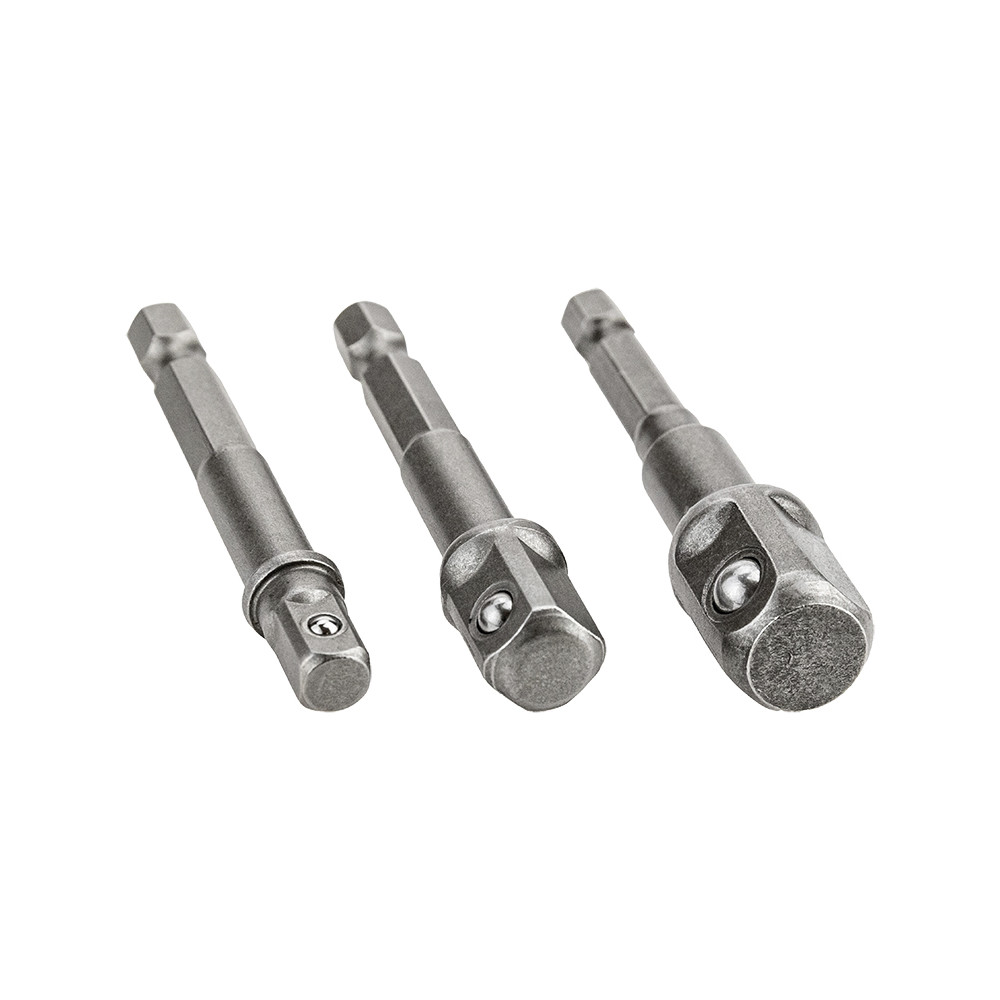 67-068- Zestaw adapterów hex do nasadek 3szt 67-068- Zestaw adapterów hex do nasadek 3szt