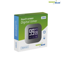 GB524 46005 Digital timer stoppur magnetisk timer med pekskärm