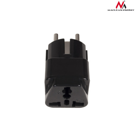 MCE155 46974 Adapter UK-kontakt till EU-kontakt universal svart