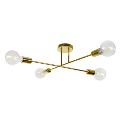 ENDAST 4P E27, hängande lampa, max. 4x60W, guld