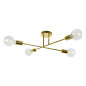 ENDAST 4P E27, hängande lampa, max. 4x60W, guld
