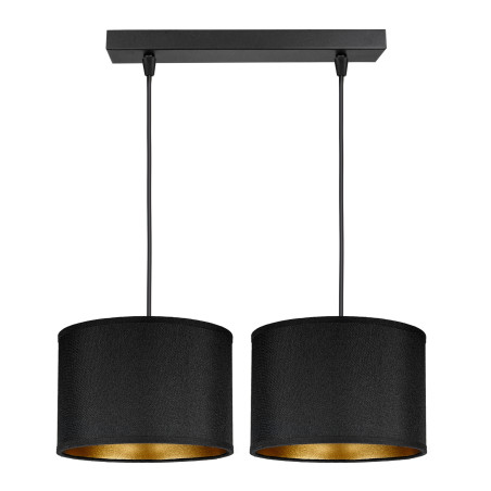 KYLO 2P E27, hängande lampa, max 2x60W, svart, list | HandlaSmidigt.se