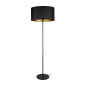KYLO 1P E27, golvlampa, max. 60W, svart