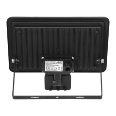 FARO S LED 100W strålkastare med PIR 8000lm, IP44, 4000K, aluminium + glas | HandlaSmidigt.se