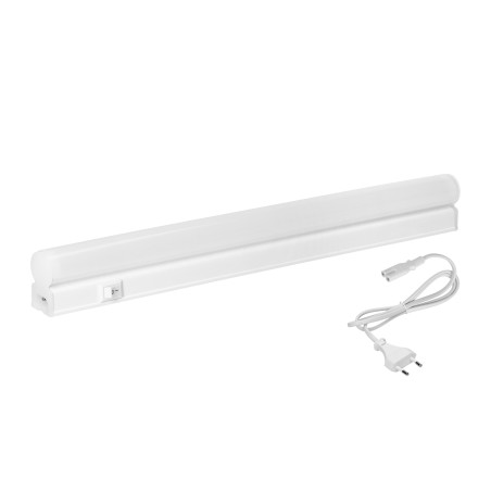 ASTAR LED 4W, linjär underkåpsarmatur med strömkabel, 360lm, 4000K, 2-pin-kontakt, genomgångskoppling, avstängning. |…