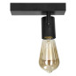 RIO SP 1, väggtakslampa, E27 max. 60W, IP20, svart
