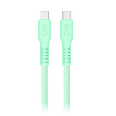 USB-C till USB-C-kabel eXc IMMORTAL, 2m, 30W, snabbladdning, färgmix | HandlaSmidigt.se