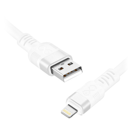 USB-A till Lightning-kabel eXc WHIPPY Pro, 2M, 12W, snabbladdning, mörk blandad färg | HandlaSmidigt.se